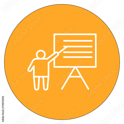 Teacher Line Icon