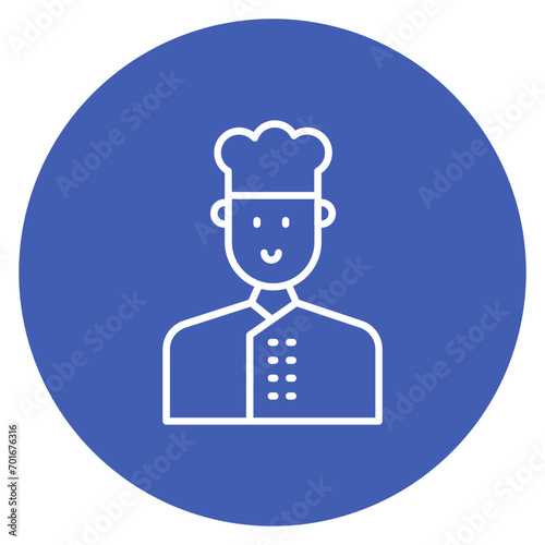Chef Line Icon