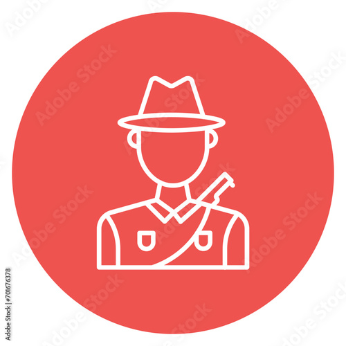 Hunter Line Icon