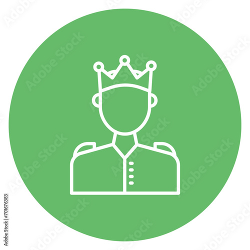 Prince Line Icon