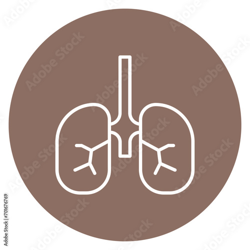 Bronchi Line Icon
