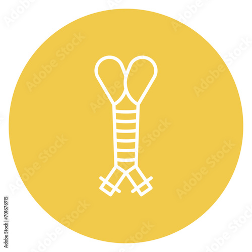 Trachea Line Icon