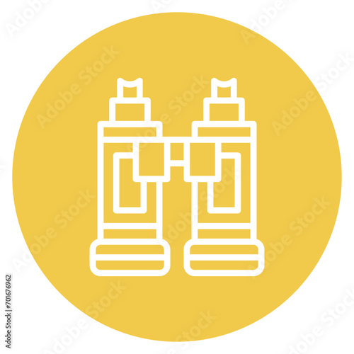 Binoculars Line Icon