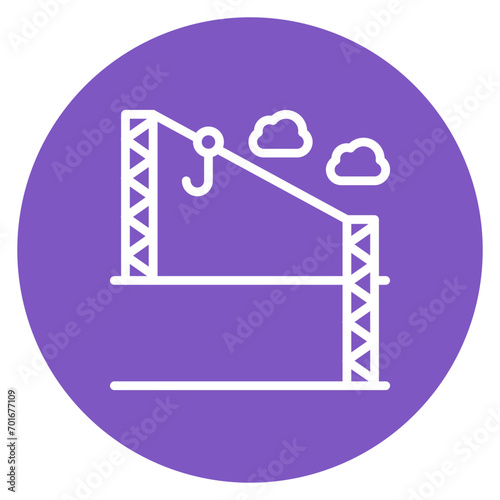 Zip Line Line Icon