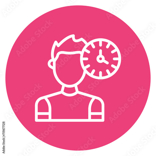 Patience Line Icon