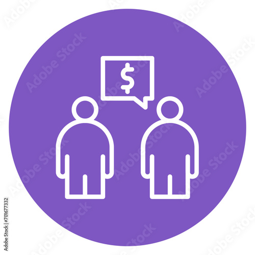 Negotiation Skills Line Icon