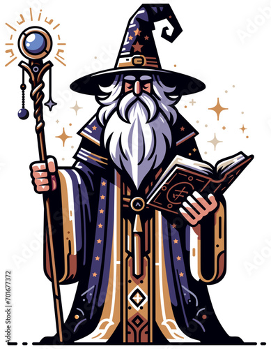 Wizard on White