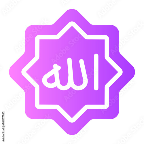 allah gradient icon