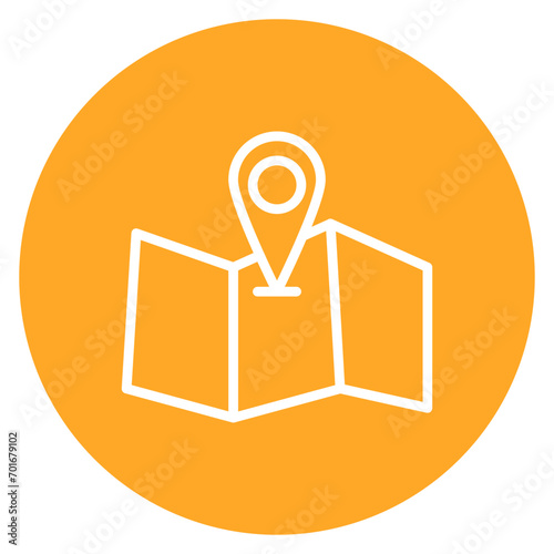Find Us Line Icon
