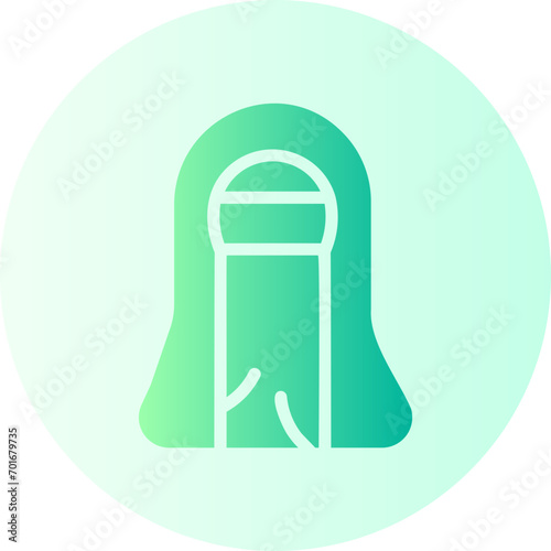 niqab gradient icon