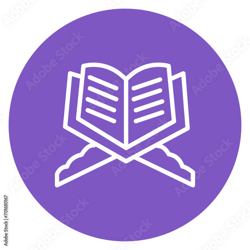 Quran Line Icon