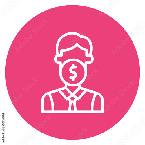 Hush Money Line Icon