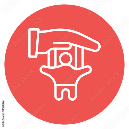 Puppet Master Line Icon