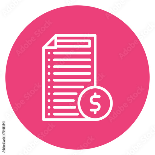 Bribery Checklist Line Icon