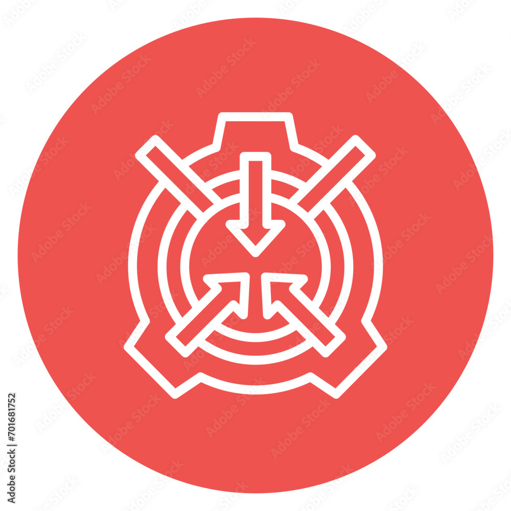 Obraz premium Containment Protocol Line Icon