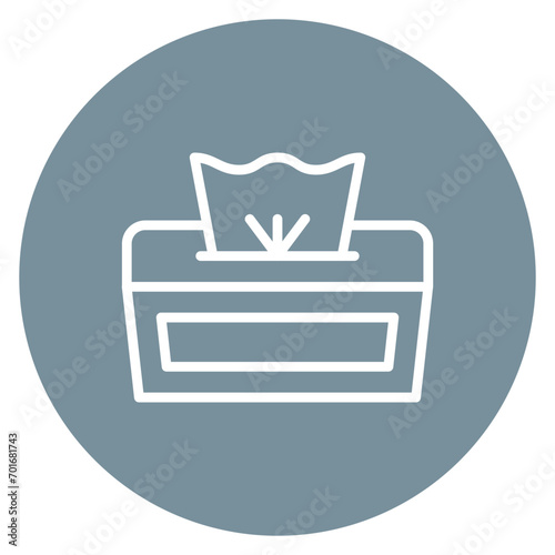 Sanitizing Wipes Line Icon