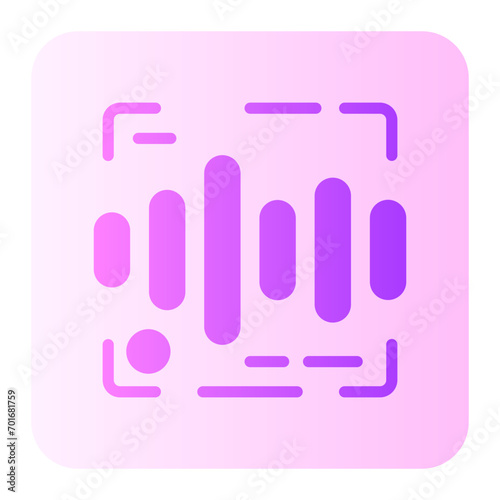 voice assistant gradient icon