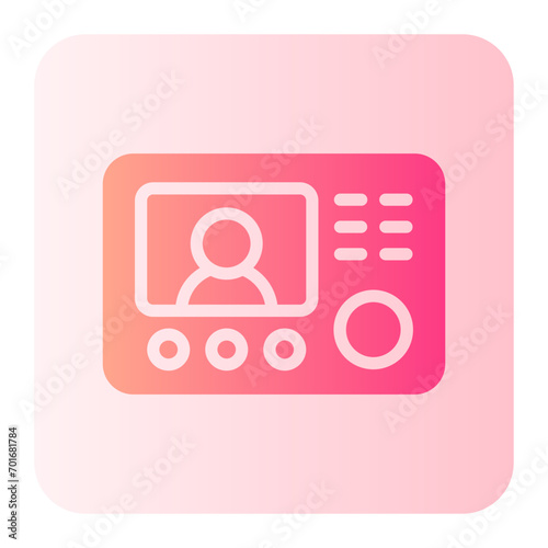 intercom gradient icon
