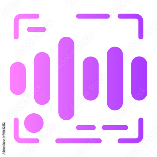 voice assistant gradient icon