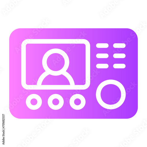 intercom gradient icon