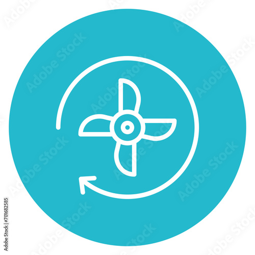 Aeration Line Icon