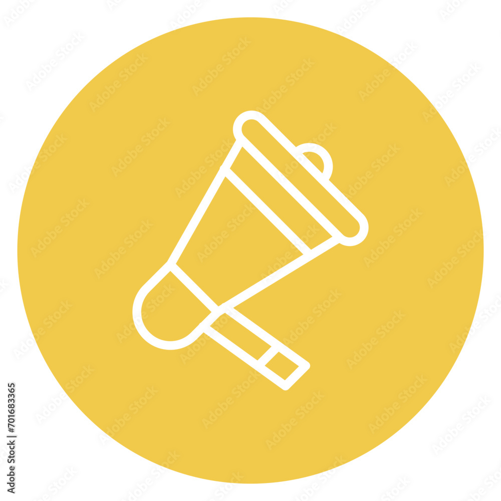 Bullhorn Line Icon Bullhorn Line Icon
