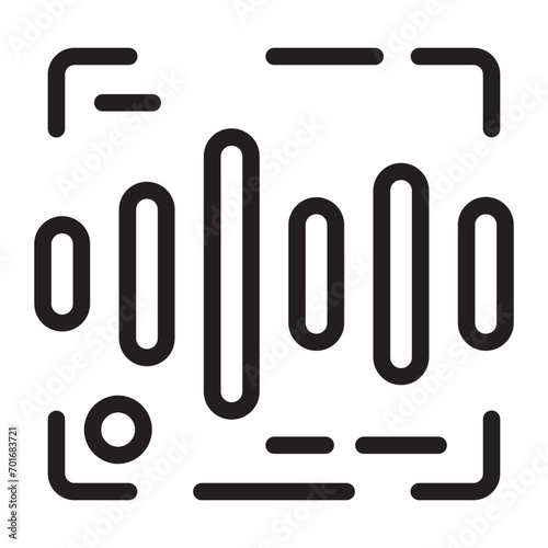 voice assistant line icon