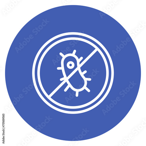 Antibacterial Fabric Line Icon