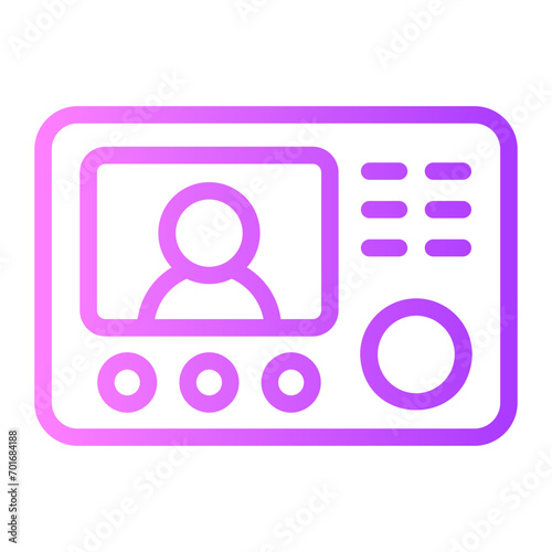 intercom gradient icon