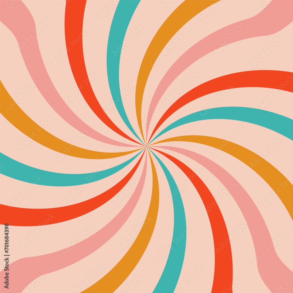 Acid wave rainbow line background in the 1970s 1960s hippie style. carnival wallpaper pattern retro vintage 70s 60s groove. Psychedelic poster background. Vector design illustration. Gold and pink Acid wave rainbow line background in the 1970s 1960s hippie style. carnival wallpaper pattern retro vintage 70s 60s groove. Psychedelic poster background. Vector design illustration. Gold and pink