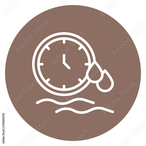 Quick Dry Line Icon