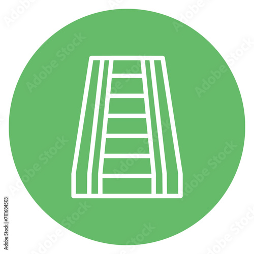 Escalator Line Icon