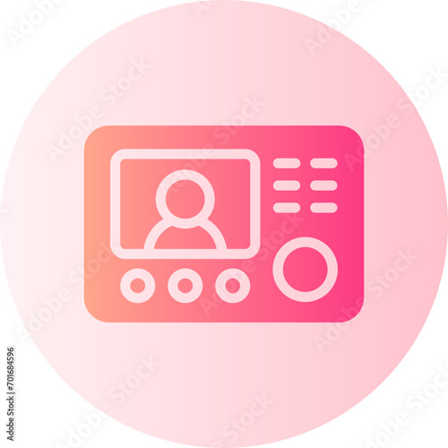 intercom gradient icon