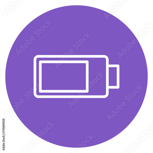 Android Battery Line Icon