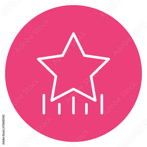 Star Line Icon
