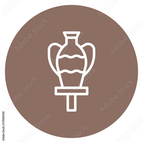 Pottery Workshop icon vector image. Can be used for Art and Craft Supplies.