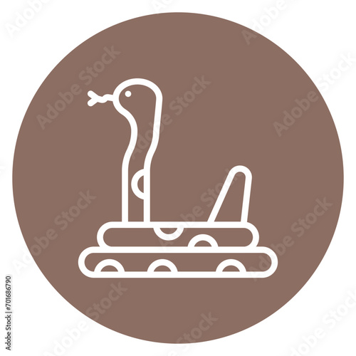 Anacoda icon vector image. Can be used for Rainforest.