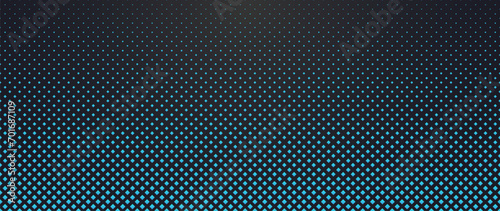 Blended blue square on black for pattern and background, Pyramid 3D pattern background. Abstract geometric texture collection design. Vector illustration, 3D heart shapes background