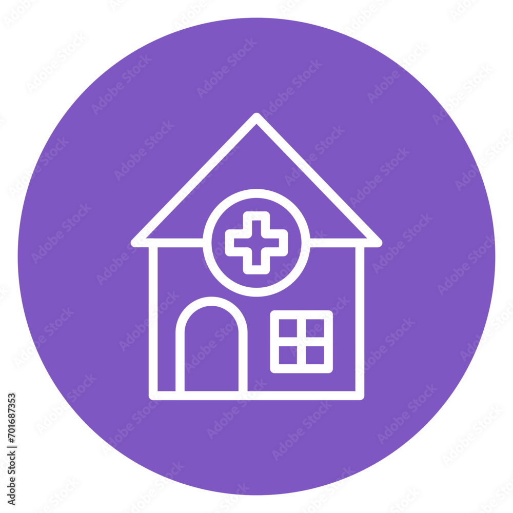 Nursing Home icon vector image. Can be used for Nursing. Nursing Home icon vector image. Can be used for Nursing.