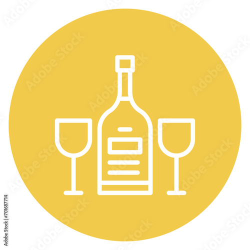 Alcohol icon vector image. Can be used for Addiction.
