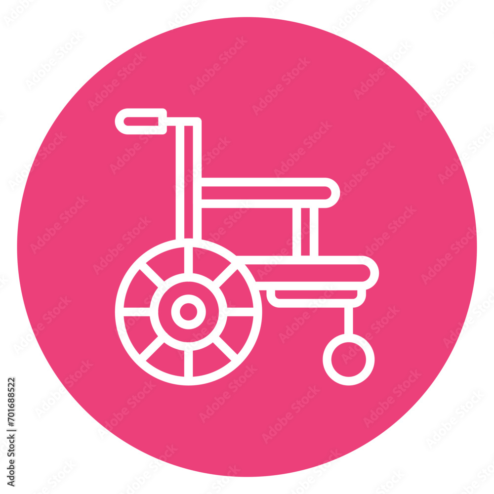 Wheelchair icon vector image. Can be used for Coworking Space. Wheelchair icon vector image. Can be used for Coworking Space.