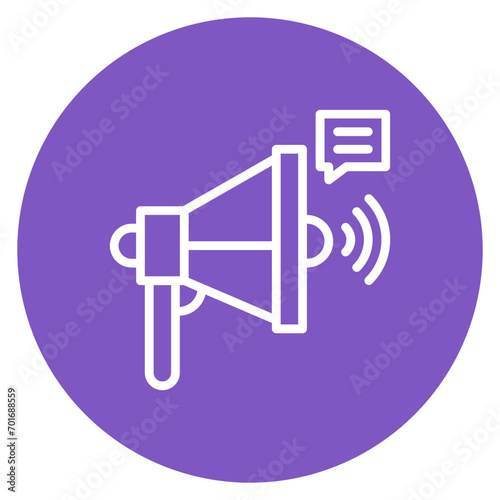 Brand Mentions icon vector image. Can be used for Video Blog.