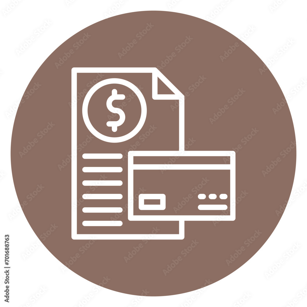 Credit Report icon vector image. Can be used for Credit And Loan. Credit Report icon vector image. Can be used for Credit And Loan.