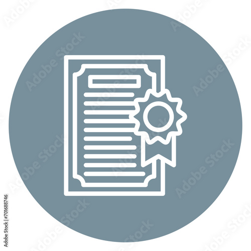 Articles Incorporation icon vector image. Can be used for Credit And Loan.