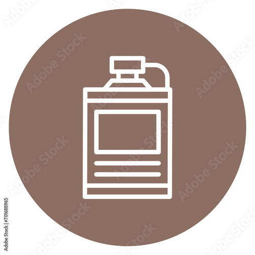 Hip Flask icon vector image. Can be used for Bar.