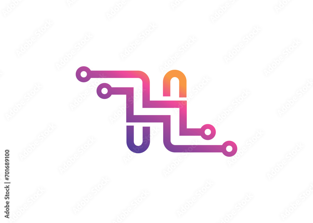 Letter H Technology vector monogram logo design template. Letter H molecule, Science and Bio technology Vector logo Letter H Technology vector monogram logo design template. Letter H molecule, Science and Bio technology Vector logo