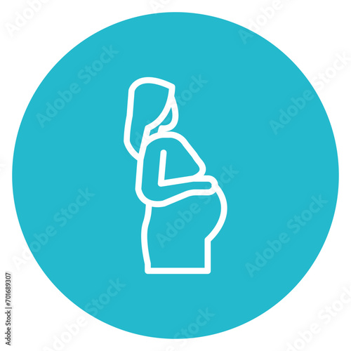 Maternity icon vector image. Can be used for Maternity.