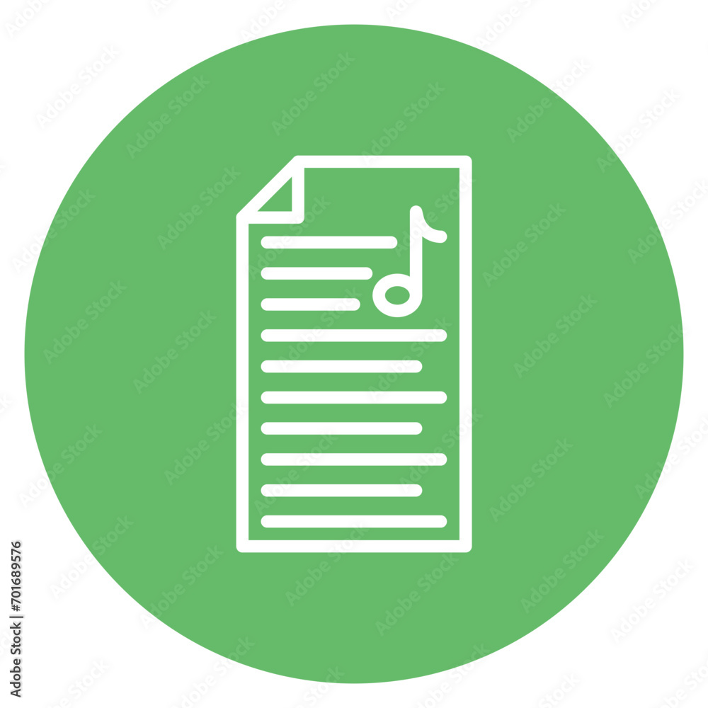 Lyrics icon vector image. Can be used for Artist Studio. Lyrics icon vector image. Can be used for Artist Studio.