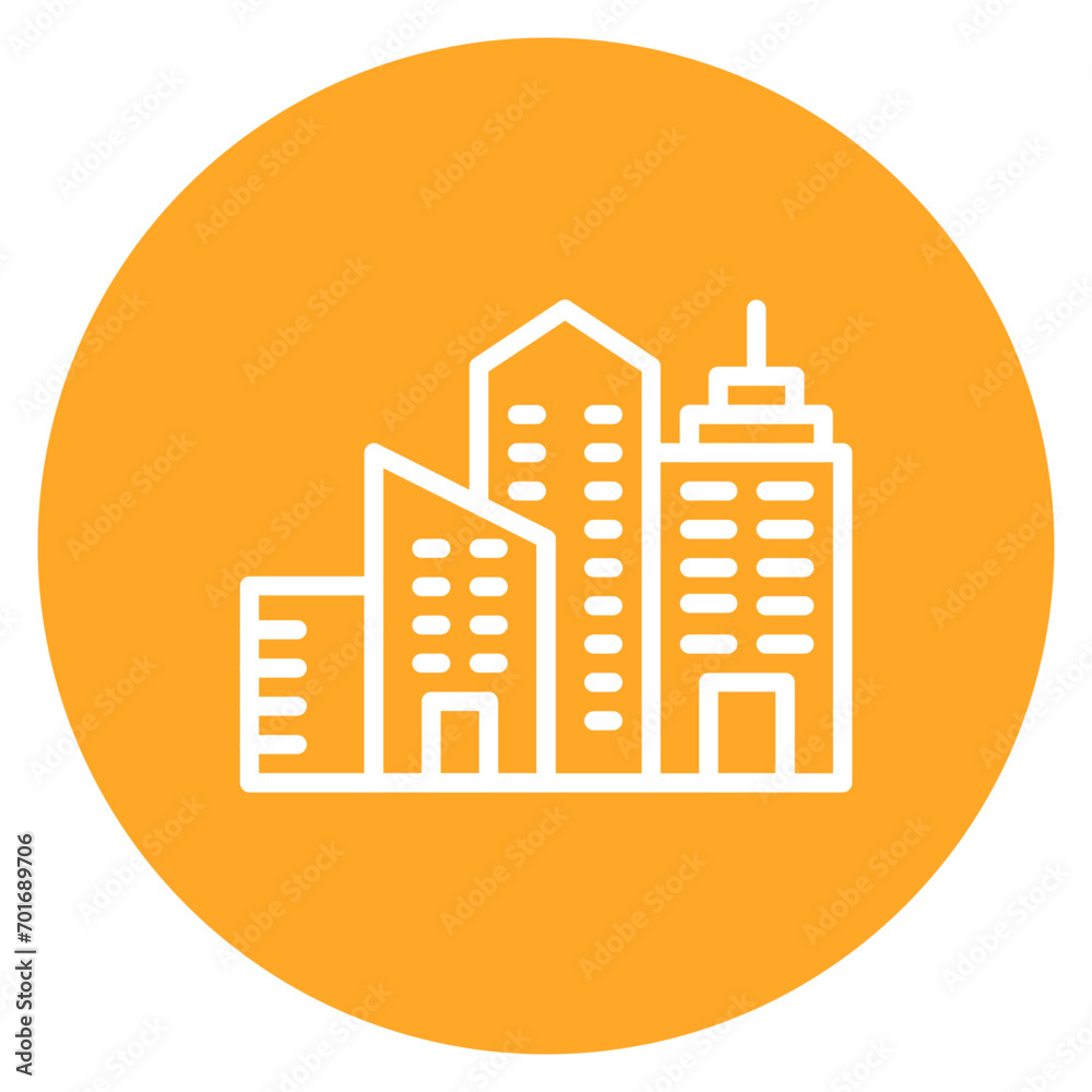City icon vector image. Can be used for Geography. City icon vector image. Can be used for Geography.