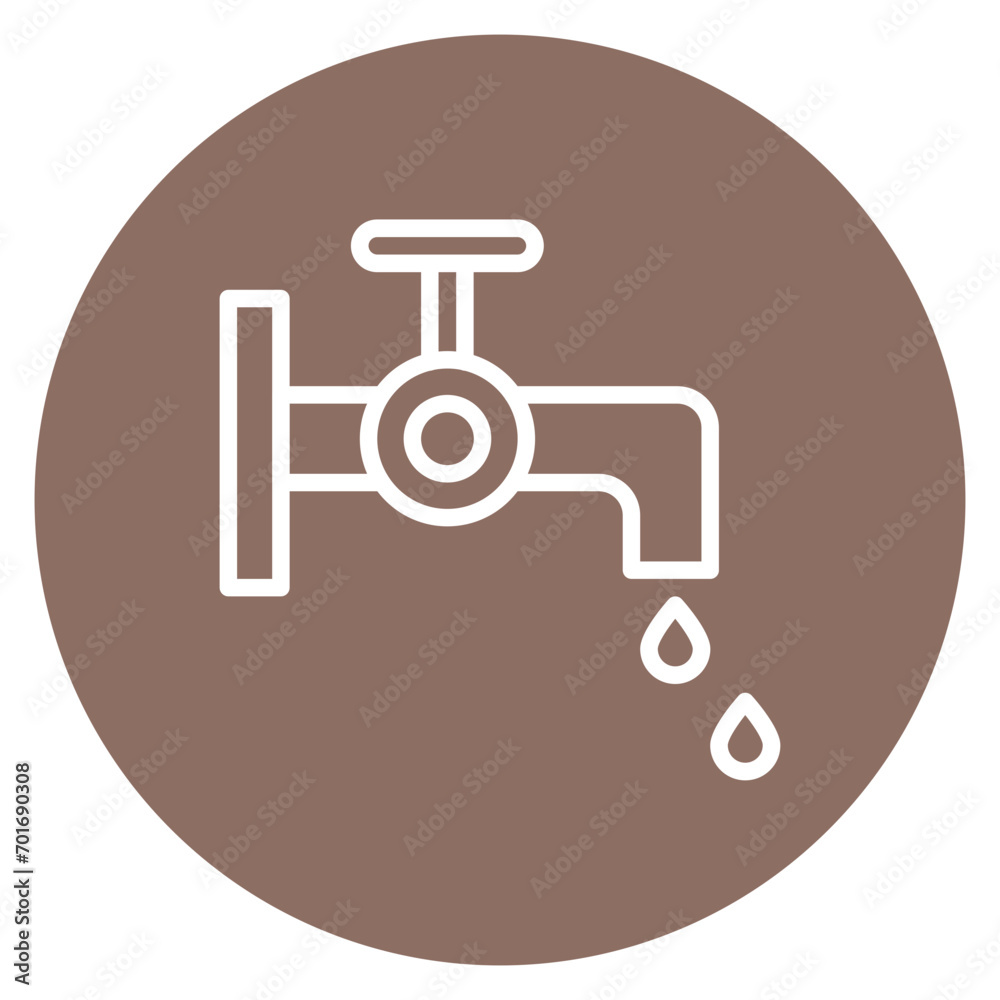 Tap icon vector image. Can be used for Laundry.